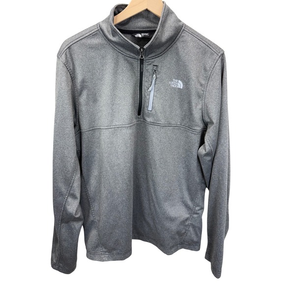 The North Face Other - The North Face Mens Size L 1/4 Zip Pullover Heather Gray Outdoors Hiking Trail